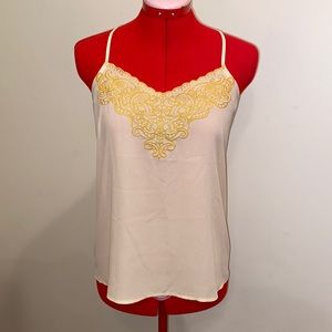 Embroidered tank top